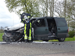 Prio 1 Brand Wegvervoer Auto Trekwei Driezum